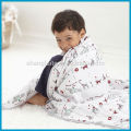 100% Baumwolle bedruckt Musselin Gaze Stoff für Baby Wrap Decke